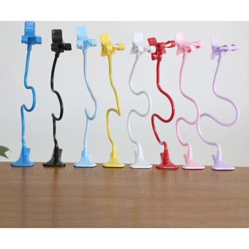 Universal Lazy Mobile Phone Holder Flexible Arm Clip Desktop Cell Phone Bracket Desk Phone Clip Holder Bracket Smartphone Stand