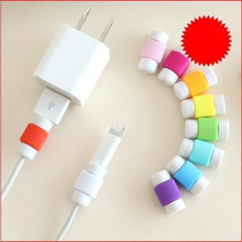 HEYSTOP Block Data Cable Protective Cover,suitable for Apple I-cable Charging Cable Head Silicone Protective Cover