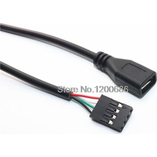 0.3M 30CM Micro 5pin USB Jack to XH2.54 1.25 ZH1.5 PH2.0 XH2.54 dupont 2.54 4P wire cable harness