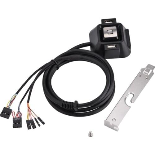 1.2m USB 2.0 Desktop PC Computer Case Motherboard Power Supply Supplies On / Off Reset HDD Push Button Reset Switch With Cables