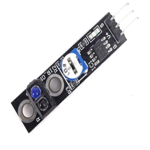 10PCS 1 channel tracing module Intelligent Vehicle tracking probe infrared black white line detection sensor KY-033 Module