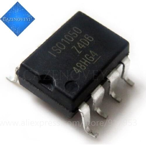 10pcs/lot ISO1050DUBR SOP8 ISO1050 SOP SOP-8 ISOLATED CAN TRANSCEIVER ISO1050D SMD In Stock
