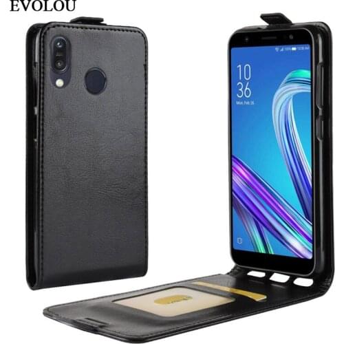 Vertical Flip Cover for Asus Zenfone Max Pro M1 ZB602KL Case UP Down Leather Case for ASUS ZB602KL X00TD Phone Bag Cover Fundas