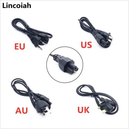 EU/US/UK/AU AC Laptop Power Cord Cable for Dell IBM Hp Compaq Asus Sony Toshiba Lenovo Acer Gateway Notebook Computer Charger