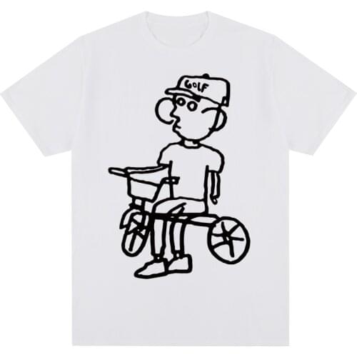 Golf Wang ride bike Tyler The Creator rapper hip hop music t-shirt Cotton Men T shirt New TEE TSHIRT Womens