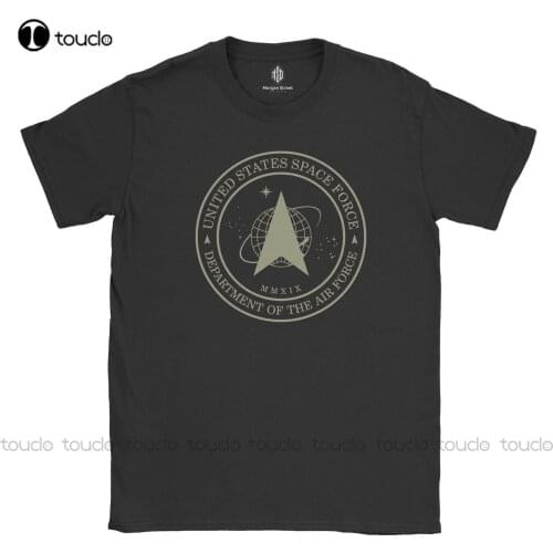 Official United States Space Force Vintage Logo 100% Cotton T-Shirt & Decal Unisex Women Men Tee Shirt