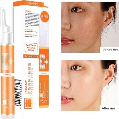 15ML Vitamin C Instant Blemish Removal Gel Anti Freckle Cream Pen Whitening Effectively Remove Freckle Pigmented Melanin Spots