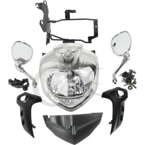 Motorcycle HEADLIGHT SET HEAD LIGHT ASSEMBLY FOR YAMAHA FZ6 FZ6N 2007-2010 2007 2008 2009 Motorcycle Accessories