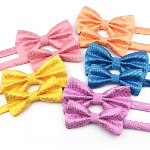Colorful Parent-Child Bowtie Set Lovely Kids Pets Chic Family Butterfly School Activities Wedding Party Design Cute bow tie