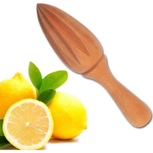 Creative Wooden Manual Juicer Lemon Squeezer Hand PressFruit Orange Citrus Juice Extractor Reamers