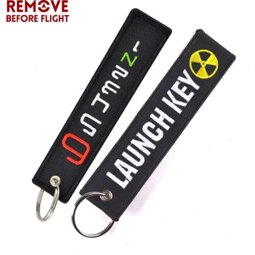Cool Motorbiker Key Tag Launch Keychain for Motorcycles 65432N1 Key Fob Chaveiro Remove Before Flight Brand Fashion Key Chains