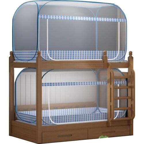 Yurt Mosquito Net Square Free Installation Foldable Mosquito Net Student Dormitory Creativity Klamboe Tent Bed Canopy EB50WZ