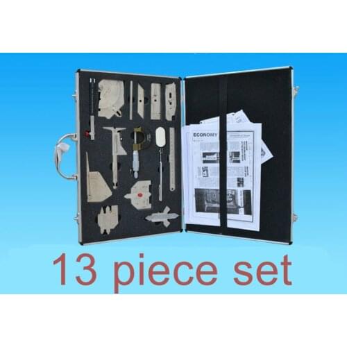 Welding seam inspection ruler Fillet welding seam gauge Combined welding measuring tool 7 pieces 13 pieces 16 pieces set