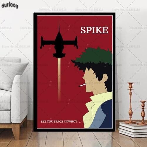 Cowboy Bebop Posters and Prints Hot Japan Anime Wall Art Pictures Poster Canvas Painting for Home Decoration