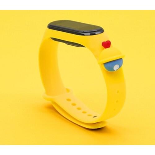 Suitable For Mi Band 3/4 5Strap Smart Bracelet Suitable For Xiaomi MiBand 3/4 5Wrist Strap NFC Cartoon Strap