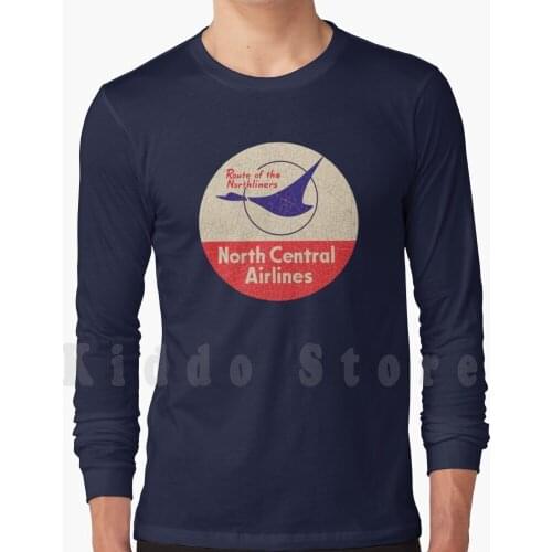 North Central Usa hoodie long sleeve North Central Usa Pilot Cessna Boeing Plane Vintage Twa Pan Am