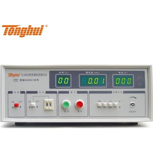 Tonghui TL5703 ground resistance tester TL5802 TL5802S safety three-phase leakage current tester