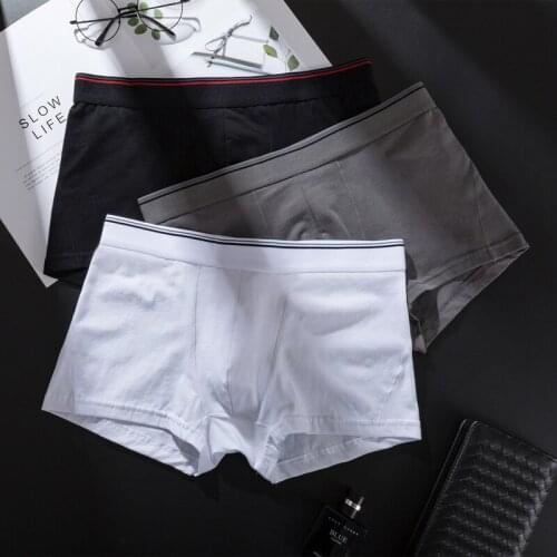 Men Cotton Boxer Shorts 3PCS Seamless Boxer Shorts Calzoncillos Hombre Panties 3XL Boxershorts Ropa Interior Underpants Trunks