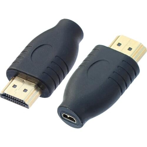 1 PCS D Type Female to HDMI-compatible Male Adapter Conventer
