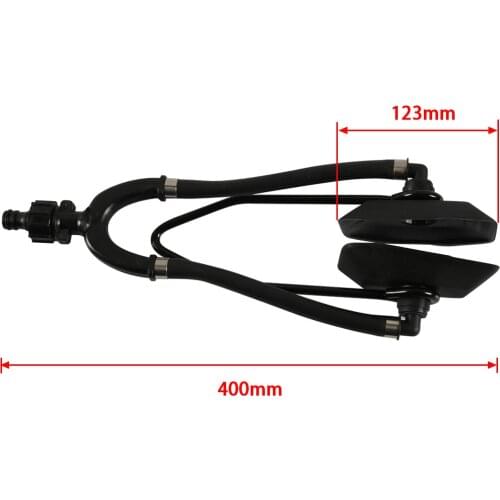 Outboard Motor Flusher Universal Dual Water Feed Rectangular Muff Motor Flusher for Boats ​Brand New for Motor Accessories 1PC