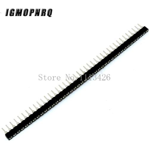 10pcs 1X40PIN 2.54MM 1x40 Pin 2.54 Round Female Pin Header connector