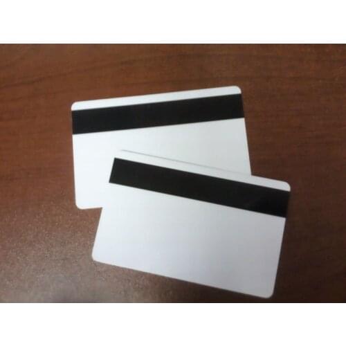 1000pcs Blank PVC Hico magnetic stripe card Plastic Credit Card printable for card