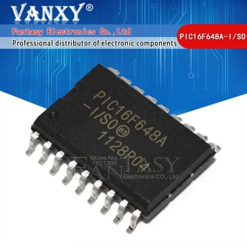 2pcs PIC16F648A-I/SO SOP-18 16F648A-I/SO SOP18 PIC16F648A SOP PIC16F648