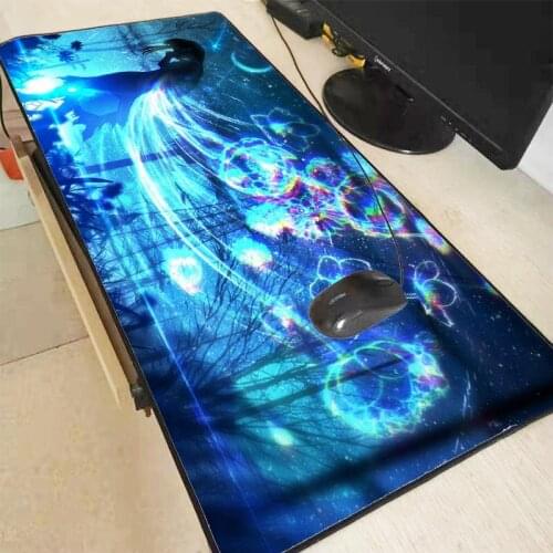 Large Night Anime Girl Gamer Mousepad Anti-slip Mause Pad Office Desk Mat Big Computer Mouse Mat Game Keyboard Pad