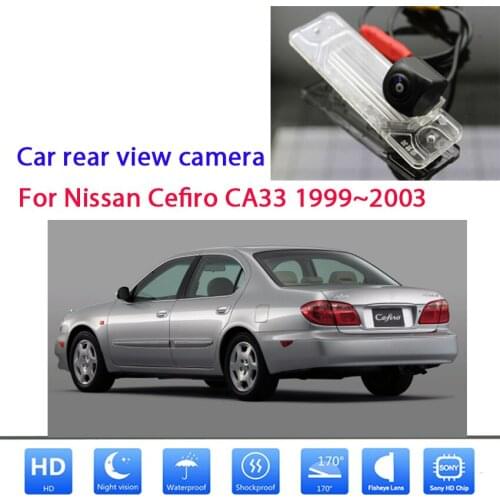 For Nissan Cefiro CA33 1999~2003 Rear View Camera Night Vision Reverse License Plate camera Waterproof high quality RCA