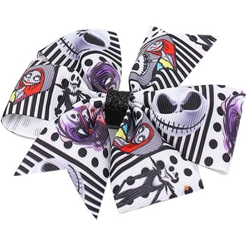 Grosgrain Ribbon Bows Barrettes Girl Hairclip Boutique Hairpins For Girls Kids Printed Hair Clips Hair Accessories