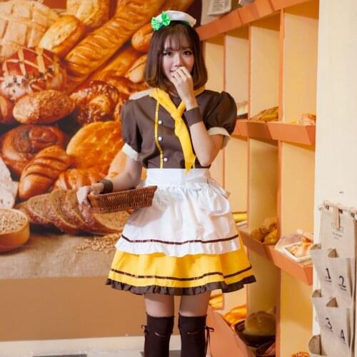 2018 hot Japanese Anime Koizumi Hanayo Love Live Maid Uniform Princess Lolita Dress LoveLive Cosplay Costume Stage Suit one size