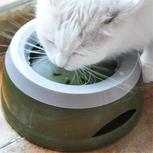 Creative Plastic Portable Car Pet Dog Bowls Outdoor Floating Not Wetting Mouth Cat Bowl No Spill Puppy Drinking Water Feeder