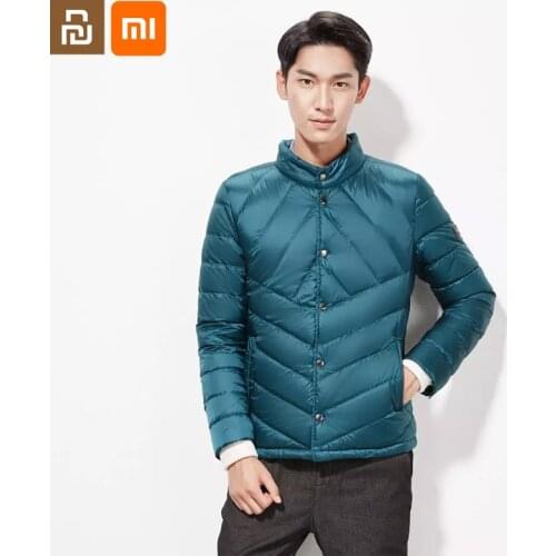Youpin youpin men down jacket multifunctional foldable U-shaped pillow windproof and warm down jacket lightweight winter jacket