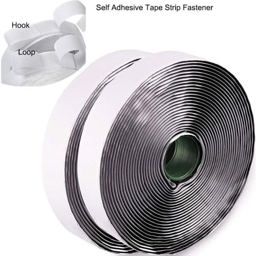 5M Self adhesive Hook and Loop Fastener Tape Strong Glue on Magic Nylon Sticker Adhesive Disk Velcros16/20/25/30/40/50/100/110mm