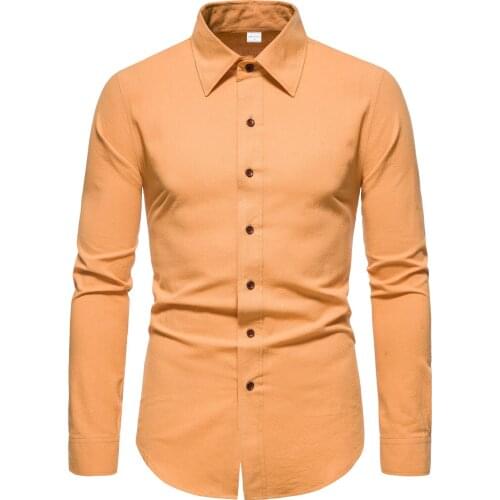 Men Casual Solid Shirt Autumn Gothic Style Camicias Slim Fit Business Office Blouses Casual Stand Collar Cardigan Harajuku tops