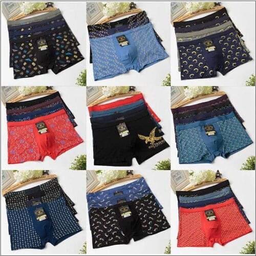 10 Packs Mens Boxer Shorts Lot New Underwear Pairs Pack Plus Medium Large XXL-5XL 6XL 7XL Boxers Underpants JONK-006