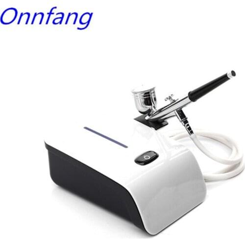 Airbrush Kit With Compressor 5 Gears Kit For Face Paint Cake Coloring Airbrush Makeup Tool