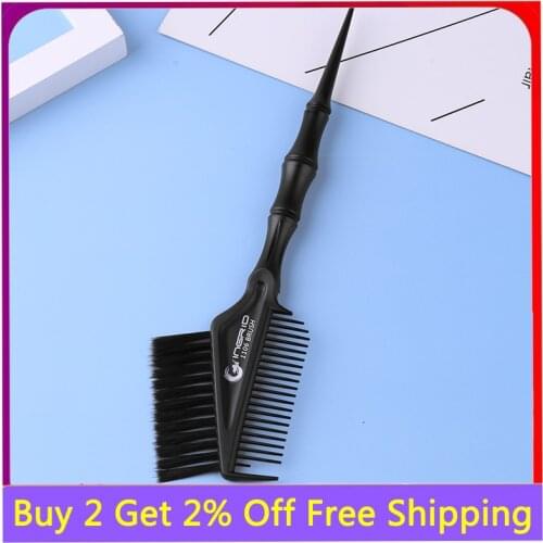 1Pcs Black Hair Dyeing Accessories Kit Hair Coloring Dye Comb Stirring Brush Plastic Color Mixing Bowl DIY Hair Styling Tool