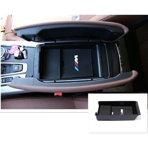 For BMW X5 F15 2014-2018 X6 F16 2015-2018 Center Console Armrest Storage Box