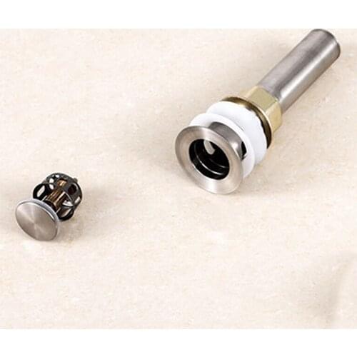 Stainless Steel Bathtub Spring Up Drains Bath Shower Basin Sink Drain Filter Strainer Waste Finished Drainer Bathroom Hardware