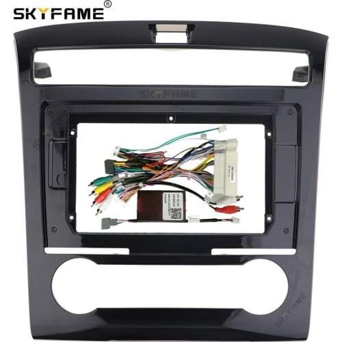 SKYFAME Car Frame Cable canbus For HYUNDAI TUSCON IX35 2021 Screen Dask Kit Fascia Frame