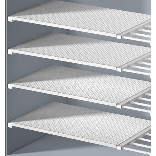 Adjustable Closet Organizer Storage Shelf Wall Mounted Kitchen Rack Space Saving Wardrobe Decorative Shelves Cabinet Holders