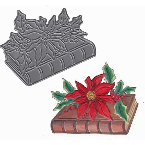 Christmas Book metal Cutting Dies Stencils for DIY Scrapbooking stamping Die Cuts Paper Cards craft dies in cutting dies