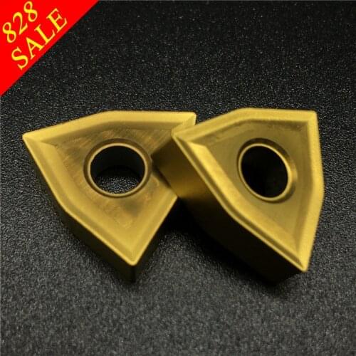 10PCS WNMG080404 MS UE6020 External Turning Tools Carbide insert Lathe cutter Tool Tokarnyy turning insert