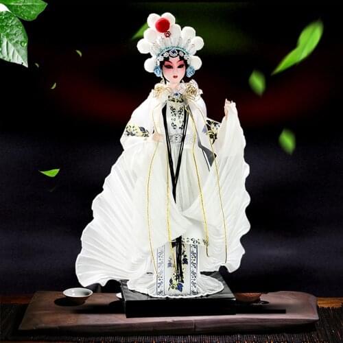 Traditional Chinese Style Handicraft Ornaments Characteristic Opera Figures In Peking Opera Commemorative Home Decoration Gifts