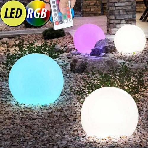 IP68 Waterproof Wireless LED Lawn Light RGBW garden Color Change Glowing Ball Hotel Decoration Lighting Orbs Swimming Pool Ball