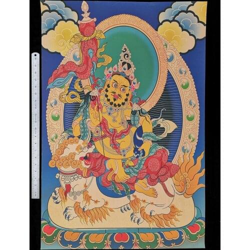 YIZHU CULTUER ART COLLECTION VINTAGE DECORATION SACRED BUDDHIST BUDDHAS THANGKA PAINTINGS