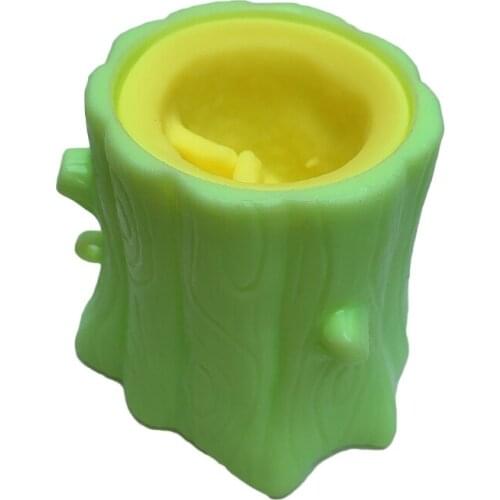 1Set Practical Joke Toy Interactive Anti-Pressure Toy Novelty Sensory Fidget Sets Push Bubble Prank Trick Model Squirrel 69HE