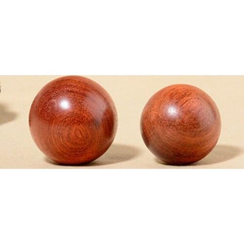 1pc Mini Wooden Fitness Ball Massage Handball Health Meditation Exercise Stress Relief Baoding Balls Hand Relaxation Crafts