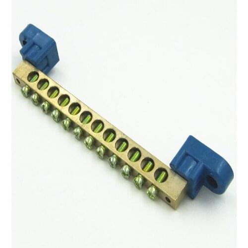 12 Hole wiring Terminal Blocks Copper Zero Row Terminals Connector X10